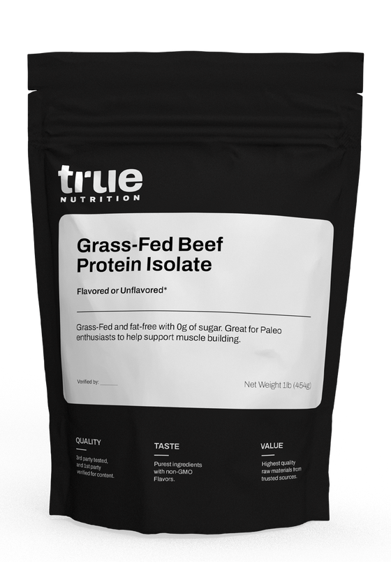 Grass-Fed Beef Protein Isolate 1lb - Potent Powder from Beef