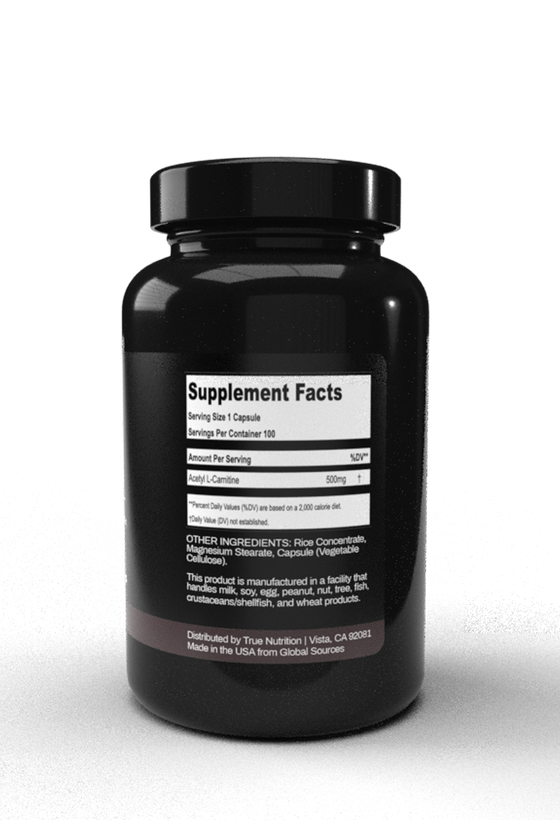 Acetyl L-Carnitine 100 500mg Capsules Acetyl L-Carnitine 100 500mg Capsules