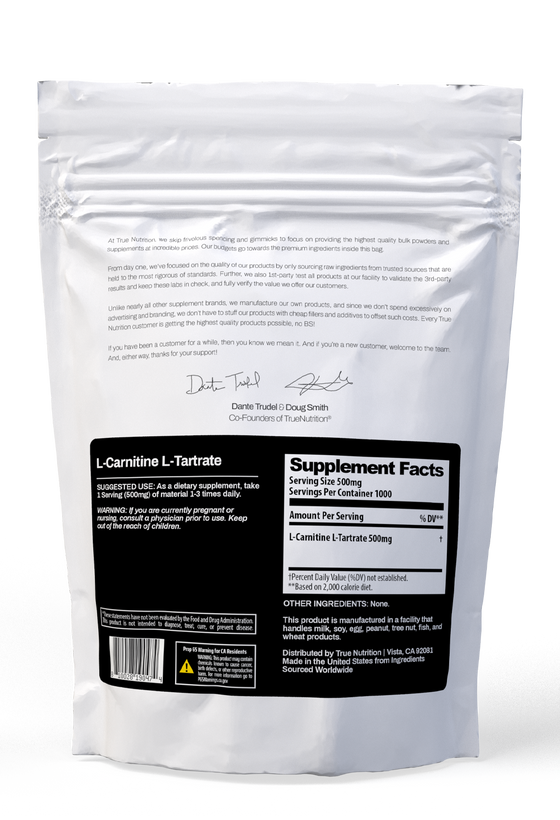 L-Carnitine L-Tartrate Powder 100g - Natural Fat Burner, Nootropic L-Carnitine L-Tartrate Powder 100g - Natural Fat Burner, Nootropic