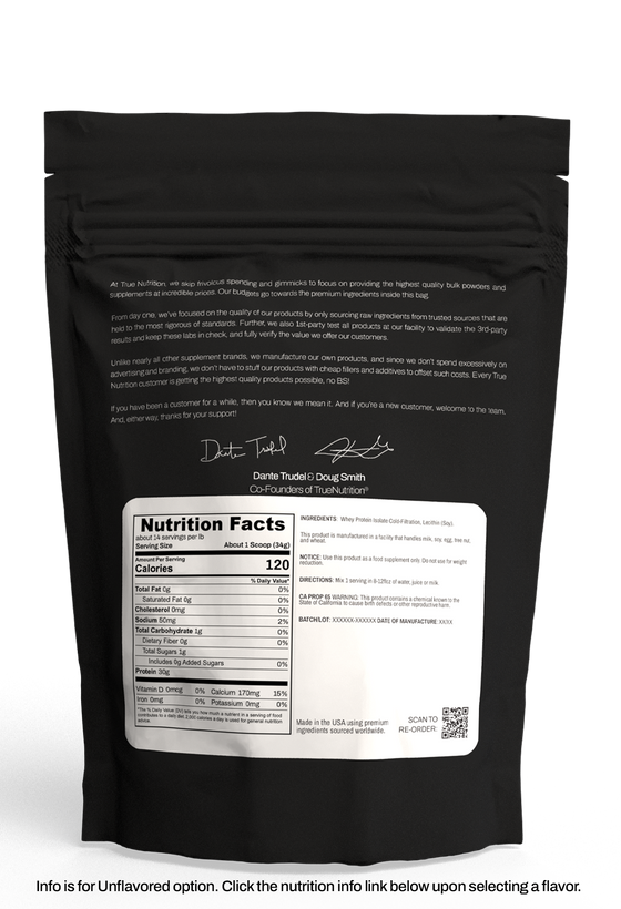 Whey Protein Isolate Cold-Filtration (1lb.)